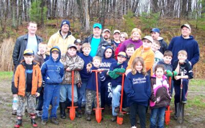 Tree Planting at Dundee Wetlands with Nanticoke Cub Scouts