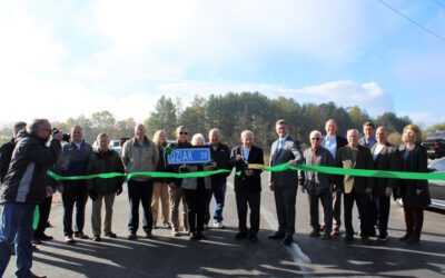 EC Hosts Ribbon Cutting for Dziak Drive in Nanticoke