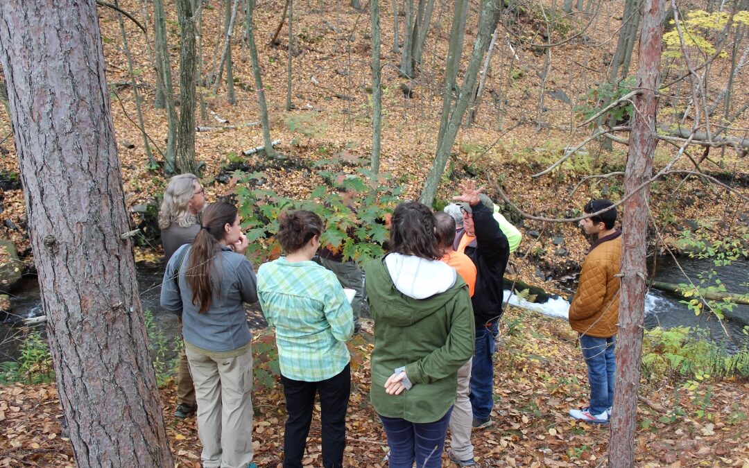 EC & EPCAMR Tour Nanticoke Creek Watershed with USGS Team